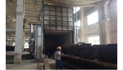 忻州dg视讯台车式退火炉正式使用