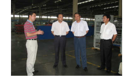 临安市委有关领导莅临dg视讯集团参观考察