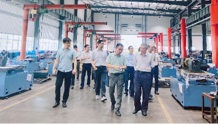 工信部苗长兴巡视员一行调研dg视讯精机